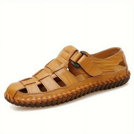 Men s Stitching Microfiber Leather Casual Closed Toe Slip On Sandals Breathable Anti-skid Beach Sandals For Outdoor Spring And Summer
Men s Stitching Microfiber Leather Casual Closed Toe Slip On Sandals Breathable Anti-skid Beach Sandals For Outdoor Spring And Summer