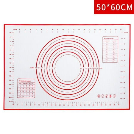Counter Mat Dough Rolling Mat Non-slip Silicone Pastry Mat Extra Large with Measurements for Silicone Baking Mat Oven Liner Fondant/Pie Crust Mat
Counter Mat Dough Rolling Mat Non-slip Silicone Pastry Mat Extra Large with Measurements for Silicone Baking Mat Oven Liner Fondant/Pie Crust Mat