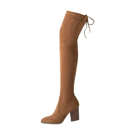 Paiwinds Boots for Women Women Suede Boots High Heel Zip Shoes Sexy Over The Knee Stretch Thick Heel Brown
Paiwinds Boots for Women Women Suede Boots High Heel Zip Shoes Sexy Over The Knee Stretch Thick Heel Brown