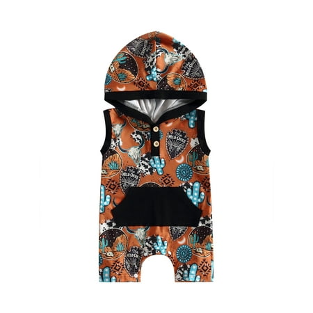 Bagilaanoe Newborn Baby Boys Summer Jumpsuit Print Sleeveless Hooded Bodysuit 3M 6M 12M 18M Infant Casual One Piece Romper
Bagilaanoe Newborn Baby Boys Summer Jumpsuit Print Sleeveless Hooded Bodysuit 3M 6M 12M 18M Infant Casual One Piece Romper