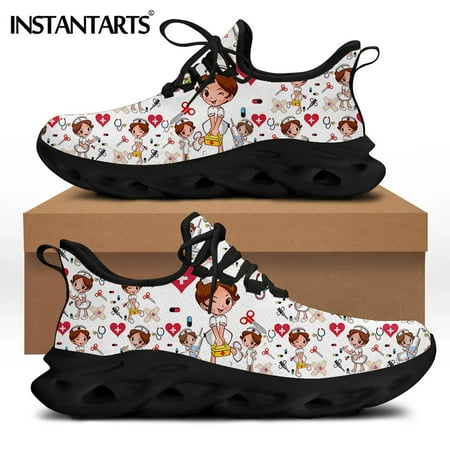Women White Cartoon Cute Nurse Sneakers Spring Autumn Female Mesh Footwear Zapatos Light Lace-up Flats Nursing Shoes
Women White Cartoon Cute Nurse Sneakers Spring Autumn Female Mesh Footwear Zapatos Light Lace-up Flats Nursing Shoes