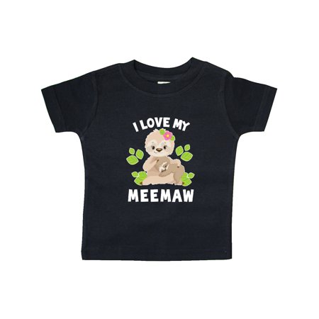 Inktastic Cute Sloth I Love My Meemaw with Green Leaves Gift Baby Boy or Baby Girl T-Shirt
Inktastic Cute Sloth I Love My Meemaw with Green Leaves Gift Baby Boy or Baby Girl T-Shirt