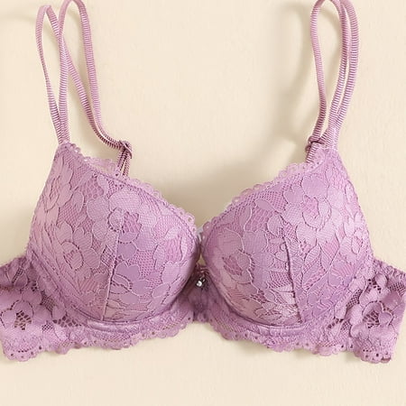 Lace Mesh Hollow Everyday Bra Comfort & Mature Double Strap Thick Cup Push Up Intimates Bra Women‘s Lingerie & Underwear
Lace Mesh Hollow Everyday Bra Comfort & Mature Double Strap Thick Cup Push Up Intimates Bra Women‘s Lingerie & Underwear