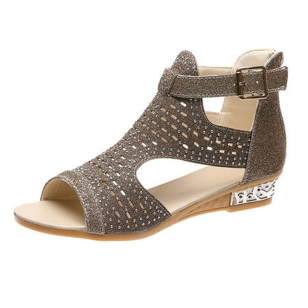Follure Girl women s casual shoes Casual Women Breathable Comfort Shopping Walking Shoes Solid Peep Sandals Shoes Gold 40
Follure Girl women s casual shoes Casual Women Breathable Comfort Shopping Walking Shoes Solid Peep Sandals Shoes Gold 40
