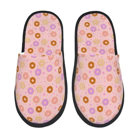 Qekee Donuts Print Furry Slippers for Women and Men House Slipper Funny Bedroom Slippers Indoor -Large
Qekee Donuts Print Furry Slippers for Women and Men House Slipper Funny Bedroom Slippers Indoor -Large