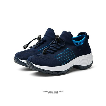 HSC Business Womens Slip On Sneakers Breathable Walking Shoes Knitted Comfort Wedge Platform Loafers Fashion Sock Shoes
HSC Business Womens Slip On Sneakers Breathable Walking Shoes Knitted Comfort Wedge Platform Loafers Fashion Sock Shoes