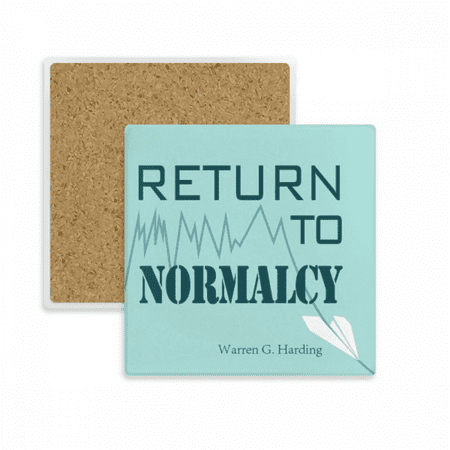 Election Slogan Return Normalcy Coaster Cup Mat Mug Subplate Holder Insulation Stone
Election Slogan Return Normalcy Coaster Cup Mat Mug Subplate Holder Insulation Stone