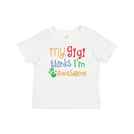 Inktastic My Gigi Thinks Im Awesome Grandchild Outfit Gift Baby Boy or Baby Girl T-Shirt
Inktastic My Gigi Thinks Im Awesome Grandchild Outfit Gift Baby Boy or Baby Girl T-Shirt