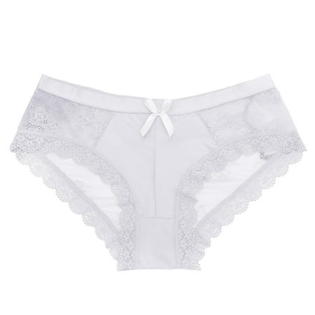 EUHDSSDE Follure Women Sexy Lace Panties Women Bow Briefs Panties Lace Underwear