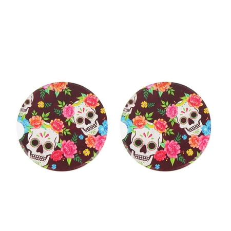 Homemaxs 2Pcs Decorative Cup Mats Creative Halloween Design Coasters Water Absorbing Coasters
Homemaxs 2Pcs Decorative Cup Mats Creative Halloween Design Coasters Water Absorbing Coasters