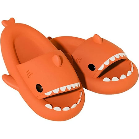 Shark Sandals Slides for Women Men VREKEF Cute Novelty Cartoon Anti-Slip Open Toe Slides Summer Lightweight Shark Sandals Casual Beach Foam Shoes Unisex Fashion Cloud Shark Slippers(Orange)
Shark Sandals Slides for Women Men VREKEF Cute Novelty Cartoon Anti-Slip Open Toe Slides Summer Lightweight Shark Sandals Casual Beach Foam Shoes Unisex Fashion Cloud Shark Slippers(Orange)