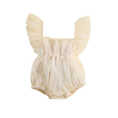 Infant Baby Girls Romper Dress Flower Embroidery Fly Sleeve Jumpsuits Summer Bodysuits with Bow Headband
Infant Baby Girls Romper Dress Flower Embroidery Fly Sleeve Jumpsuits Summer Bodysuits with Bow Headband