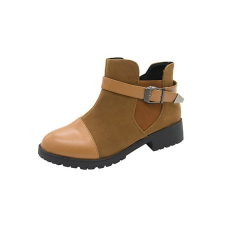 Difumos Ladies Comfort Chunky Ankle Boots Round Toe Outdoor Winter Shoes Dress Side Zip Booties Brown 4.5
Difumos Ladies Comfort Chunky Ankle Boots Round Toe Outdoor Winter Shoes Dress Side Zip Booties Brown 4.5
