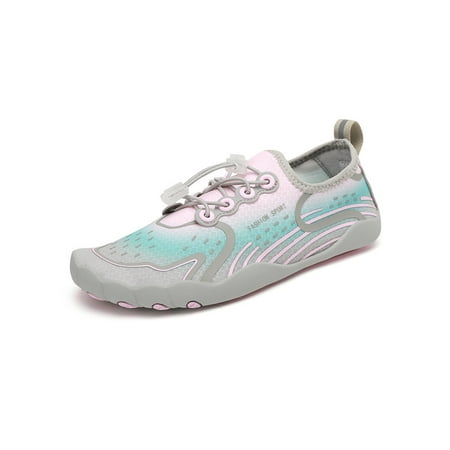 Lacyhop Women Men Water Shoes Color Block Beach Shoe Barefoot Aqua Socks Summer Athletic Sneakers Lightweight Quick Dry Gray Blue Pink 5
Lacyhop Women Men Water Shoes Color Block Beach Shoe Barefoot Aqua Socks Summer Athletic Sneakers Lightweight Quick Dry Gray Blue Pink 5