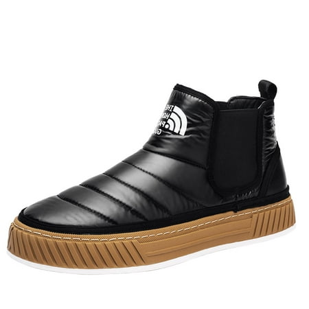 winter men Ankle Boots keep warm lie fallow fashion Walking Shoes