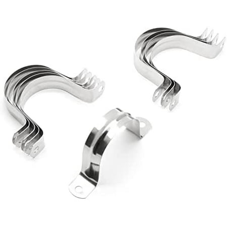 10Pcs 2-6/16 Inch Stainless Steel Conduit Clamps Two Hole Strap U Bracket Rigid Pipe Strap Metal U Clamp Conduit Strap Tension Clips U-tube Clamp Heavy Duty
10Pcs 2-6/16 Inch Stainless Steel Conduit Clamps Two Hole Strap U Bracket Rigid Pipe Strap Metal U Clamp Conduit Strap Tension Clips U-tube Clamp Heavy Duty