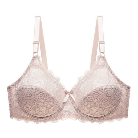 GeweYeeli Women Lace Bra Thin Cup Lingerie Gathering Breathable Underwear Beige 42CD
GeweYeeli Women Lace Bra Thin Cup Lingerie Gathering Breathable Underwear Beige 42CD