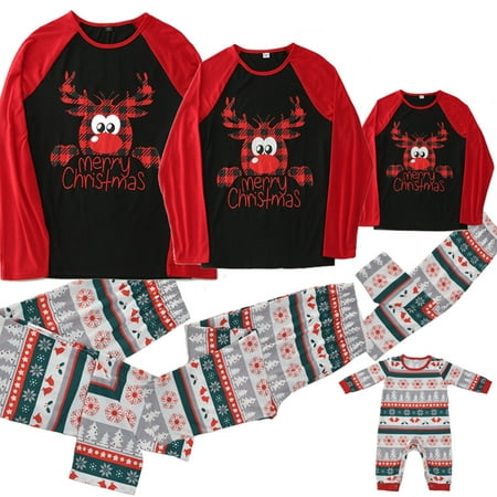 Family Matching Christmas Pajamas Set Holiday Merry Sleepwear Christmas Letter Print PJS Set for Christmas Holiday Xmas Part
Family Matching Christmas Pajamas Set Holiday Merry Sleepwear Christmas Letter Print PJS Set for Christmas Holiday Xmas Part