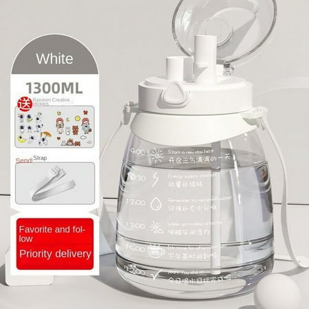 YCNYCHCHY 1300 ML Sports Water Cup Big Belly Water Cup Summer With Tea Leak Children S Water Bottle Portable Straw Cup Large Capacity Cup
YCNYCHCHY 1300 ML Sports Water Cup Big Belly Water Cup Summer With Tea Leak Children S Water Bottle Portable Straw Cup Large Capacity Cup
