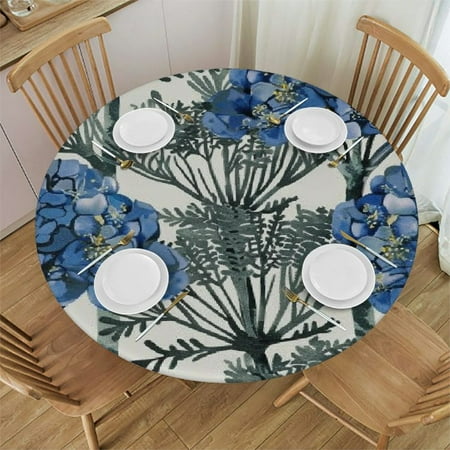 RIVERWILLOW Flowers Round Table Cover 100% Polyester Fiber Waterproof Resistant Fabric with Elastic Edge - of 1 Various Sizes Available 31 -35
RIVERWILLOW Flowers Round Table Cover 100% Polyester Fiber Waterproof Resistant Fabric with Elastic Edge - of 1 Various Sizes Available 31 -35