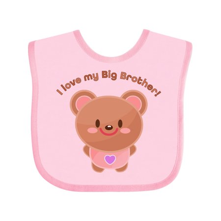 Inktastic I Love My Big Brother- Cute Baby Bear Gift Baby Boy or Baby Girl Bib
Inktastic I Love My Big Brother- Cute Baby Bear Gift Baby Boy or Baby Girl Bib