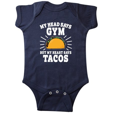 Inktastic My Head Says Gym But my Heart Says Tacos Gift Baby Boy or Baby Girl Bodysuit
Inktastic My Head Says Gym But my Heart Says Tacos Gift Baby Boy or Baby Girl Bodysuit