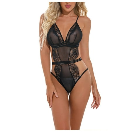 Sehao Sleep Dress for Women Sexy Lace One-Piece Lingerie Babydoll Deep V Teddy Bodysuit Nylon Night Dress for Women Sleepwear
Sehao Sleep Dress for Women Sexy Lace One-Piece Lingerie Babydoll Deep V Teddy Bodysuit Nylon Night Dress for Women Sleepwear