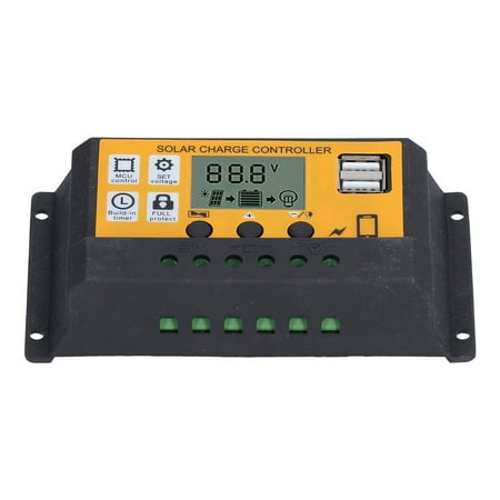 Smart Charge Controller Photovoltaic Power Generation Automatic Control Equipment 12V 24V 30AYellow
Smart Charge Controller Photovoltaic Power Generation Automatic Control Equipment 12V 24V 30AYellow