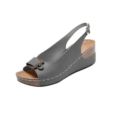 nsendm Slip on Wedge Sandals for Women Fashion Heel Shoe Slope Toe Fish Wear Summer Womens Athletic Sandals Size 12 Sandal Grey 9
nsendm Slip on Wedge Sandals for Women Fashion Heel Shoe Slope Toe Fish Wear Summer Womens Athletic Sandals Size 12 Sandal Grey 9