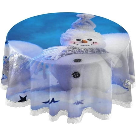 Hyjoy Christmas Snowman Round Tablecloth 60 Inch Waterproof Stain and Wrinkle Resistant Washable Decorative Table Covers for Kitchen Dining Tabletop Party Outdoor Picnic
Hyjoy Christmas Snowman Round Tablecloth 60 Inch Waterproof Stain and Wrinkle Resistant Washable Decorative Table Covers for Kitchen Dining Tabletop Party Outdoor Picnic