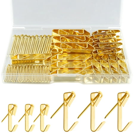 LoveStory 100pcs Picture Hanging Kit 30lb/50lb 2 Size Heavy Duty Picture Hanging Hook Picture Hooks Set with Nails Reusable Picture Hanging Kit for Drywall Wooden Wall
LoveStory 100pcs Picture Hanging Kit 30lb/50lb 2 Size Heavy Duty Picture Hanging Hook Picture Hooks Set with Nails Reusable Picture Hanging Kit for Drywall Wooden Wall