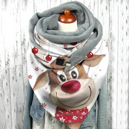 Honeeladyy Discount Fashion Women Christmas Print Button Soft Wrap Casual Warm Scarves Shawls Scarf
Honeeladyy Discount Fashion Women Christmas Print Button Soft Wrap Casual Warm Scarves Shawls Scarf
