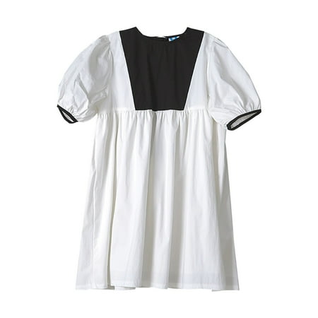 BSDHBS Girls Summer Dresses Girl Short Sleeved Dress 2023 Summer New Elegant Thin Skirt Simple Stitching Loose and Stylish Princess Skirt
BSDHBS Girls Summer Dresses Girl Short Sleeved Dress 2023 Summer New Elegant Thin Skirt Simple Stitching Loose and Stylish Princess Skirt