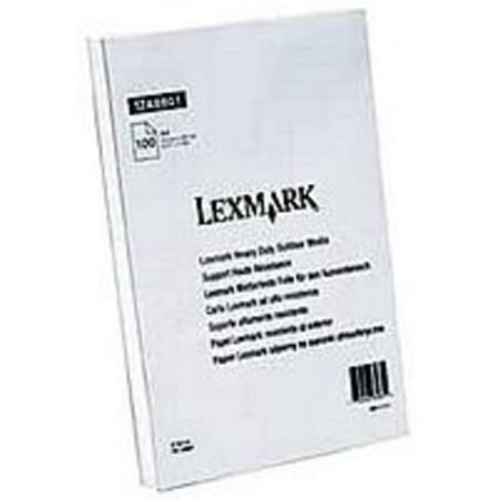 Lexmark 12A8601 8.27 x 11.69 inches Outdoor Media - 100 Pack (Refurbished)
