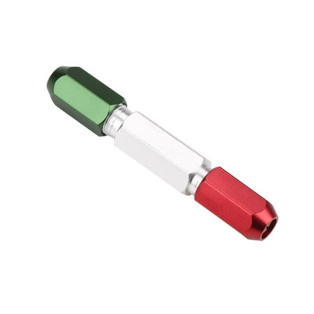Tebru Double End Aluminum Alloy Pin Gage Handle Go No Go Gauge Handle 0.3-16mm Double End Gage Handle Pin Gauge Handle