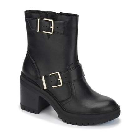 Kenneth Cole New York Womens Rhode Buckle Zipper Mid-Calf Boots