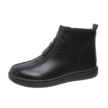 Ladies Casual Comfort Boots Shoes Fashion Autumn Winter Women Ankle Boots Flat Soft Bottom Comfortable Side Zipper Solid Color Casual Style
Ladies Casual Comfort Boots Shoes Fashion Autumn Winter Women Ankle Boots Flat Soft Bottom Comfortable Side Zipper Solid Color Casual Style