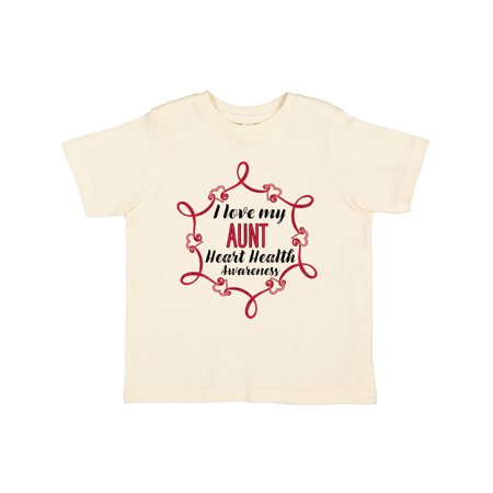 Inktastic I Love My Aunt Heart Health Awareness Gift Toddler Boy or Toddler Girl T-Shirt 
Inktastic I Love My Aunt Heart Health Awareness Gift Toddler Boy or Toddler Girl T-Shirt