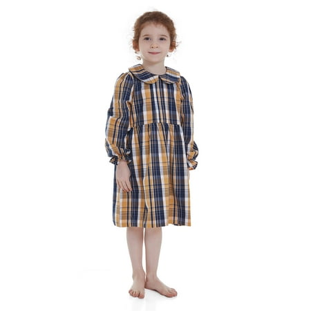 Marsgoo Toddle Kids Girls Boys 100% Cotton Long Sleeve Nightgown Nightdress for Girls (Size 2 Toddler-14 Years)(Navy/yellow plaid 10 Years)
Marsgoo Toddle Kids Girls Boys 100% Cotton Long Sleeve Nightgown Nightdress for Girls (Size 2 Toddler-14 Years)(Navy/yellow plaid 10 Years)