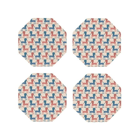 Leather Coasters Set of 4 - Cute Funny Poodle Dog Lightweight Non-Slip Drink Coasters for Desk Anti-Scalding Desk Cup Coasters for Office Table Decor Octagon
Leather Coasters Set of 4 - Cute Funny Poodle Dog Lightweight Non-Slip Drink Coasters for Desk Anti-Scalding Desk Cup Coasters for Office Table Decor Octagon