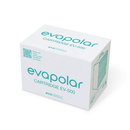 Evapolar Replacement Cartridge for Personal Evaporative Cooler and Humidifier / Portable Air Conditioner (for EvaChill EV-500) Black
Evapolar Replacement Cartridge for Personal Evaporative Cooler and Humidifier / Portable Air Conditioner (for EvaChill EV-500) Black