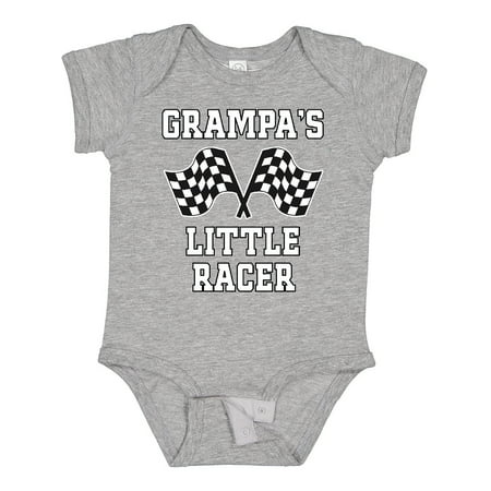 Inktastic Grampa Little Racer Grandson Racing Gift Baby Boy Bodysuit