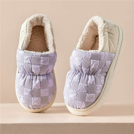 CoCopeanut Men Women Home Slippers Autumn Winter House Shoes Fashion Chessboard Grid Cotton Loafers Waterproof Platform Indoor Home Slipper
CoCopeanut Men Women Home Slippers Autumn Winter House Shoes Fashion Chessboard Grid Cotton Loafers Waterproof Platform Indoor Home Slipper