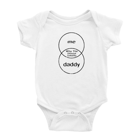 Me Daddy Why The House Smells Funny Newborn Clothes Boy Girl Unisex
