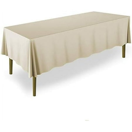 10 60 x 102 Tablecloths for Wedding/Banquet/Restaurant Rectangular Polyester Fabric Table Cloths Beige
10 60 x 102 Tablecloths for Wedding/Banquet/Restaurant Rectangular Polyester Fabric Table Cloths Beige