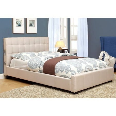 Furniture of America Delilah Inspired Platform Bed with Bluetooth Speakers Furniture of America Delilah Inspired Platform Bed with Bluetooth Speakers