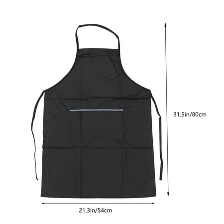 Beauty Salon Apron Waterproof Working Clothes Multi-use Hairdressing Apron Front Lagre Pockets Protective Pinafore (Black Random Pocket Brim Color)
Beauty Salon Apron Waterproof Working Clothes Multi-use Hairdressing Apron Front Lagre Pockets Protective Pinafore (Black Random Pocket Brim Color)