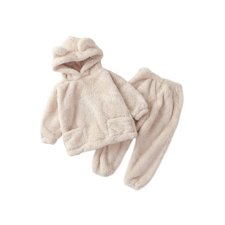 Capreze Infant 2Pcs Outfit Suit Cute Ears Hooded Pant Set Solid Color Tops + Pants Casual Long Sleeve Beige 100cm
Capreze Infant 2Pcs Outfit Suit Cute Ears Hooded Pant Set Solid Color Tops + Pants Casual Long Sleeve Beige 100cm