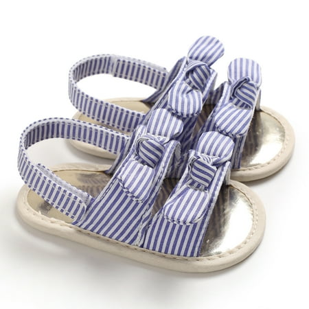 Infant Anti-slip Flat Shoes Solid Color/ Stripe Printed Pattern Soft Sole Sandals for Baby Girls
Infant Anti-slip Flat Shoes Solid Color/ Stripe Printed Pattern Soft Sole Sandals for Baby Girls