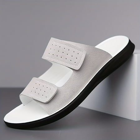 Plus Size Men s Solid Color Vintage Open Toe Breathable Slippers Comfy Non Slip Durable Casual Slides Men s Summer Footwear
Plus Size Men s Solid Color Vintage Open Toe Breathable Slippers Comfy Non Slip Durable Casual Slides Men s Summer Footwear